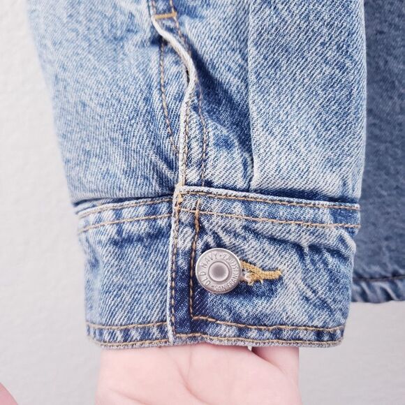 Old Navy Cozy Sherpa Lined Jean Denim Shacket XXL - Picture 10 of 12